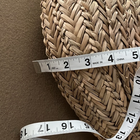 REFORMATION CIRCLE STRAW TOTE BAG- Natural - Picture 10 of 10